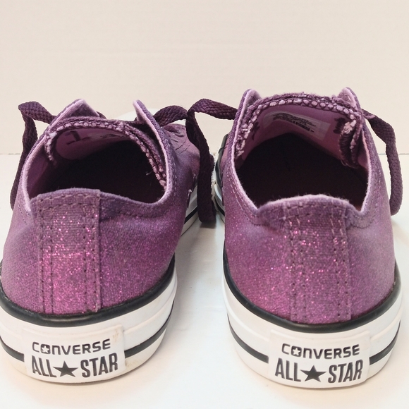 CONVERSE ALL STAR DOUBLE TONGUE GLIMMER SNEAKERS - Picture 6 of 9
